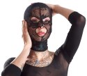 Bad Kitty Koronkowa Czarna Maska z Otworami na Oczy i Usta Bad Kitty