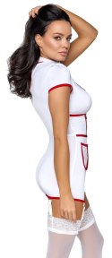 Cottelli Costumes Nurse Look Stroj Medyczny Biało-Czerwony M Cottelli COSTUMES Cottelli Costumes Nurse Look Stroj Medyczny Biało-Czerwony M Cottelli COSTUMES
