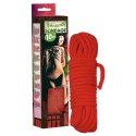 Shibari Bondage Lina bawełniana 10 m czerwona pleciona O0,7cm Shibari Bondage Shibari Bondage Lina bawełniana 10 m czerwona pleciona O0,7cm Shibari Bondage