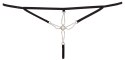 Cottelli Collection Stringi Strappy z Srebrnymi Ozdobami M/L Cottelli LINGERIE