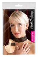 Cottelli Collection naszyjnik koronkowy czarny z regulacją długości Cottelli ACCESSOIRES