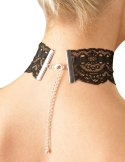 Cottelli Collection naszyjnik koronkowy czarny z regulacją długości Cottelli ACCESSOIRES