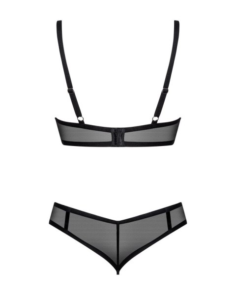 Obsessive Glandez Set XS/S - czarny komplet z czerwonym akcentem Obsessive Obsessive Glandez Set XS/S - czarny komplet z czerwonym akcentem Obsessive