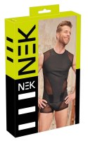 NEK Koszulka Bez Rękawow Czarna z Wstawkami z Siateczki 2XL NEK