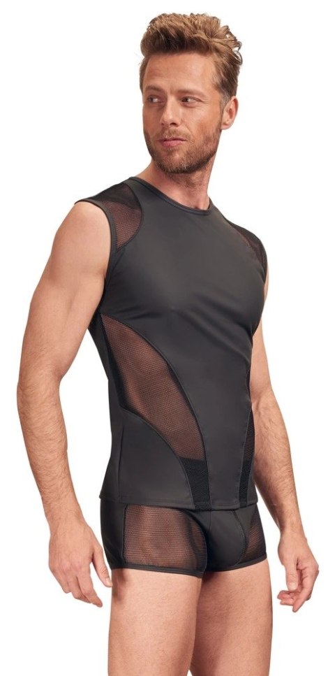 NEK Koszulka Bez Rękawow Czarna z Wstawkami z Siateczki 2XL NEK NEK Koszulka Bez Rękawow Czarna z Wstawkami z Siateczki 2XL NEK