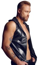 Noir Bluza Bezrękawnik z Kapturem Skora Węża Czarny XL Noir Noir Bluza Bezrękawnik z Kapturem Skora Węża Czarny XL Noir