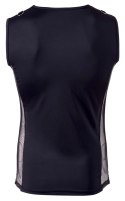 Svenjoyment Top męski czarny XL z siateczką i sznurowaniem Svenjoyment