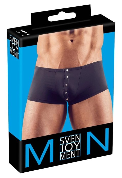 Svenjoyment Bokserki Męskie Elastyczne z Zatrzaskami S Czarny Svenjoyment Svenjoyment Bokserki Męskie Elastyczne z Zatrzaskami S Czarny Svenjoyment