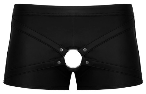 Svenjoyment Bokserki czarne matowe, czerwone paski, otwor z ringiem XL Svenjoyment Svenjoyment Bokserki czarne matowe, czerwone paski, otwor z ringiem XL Svenjoyment