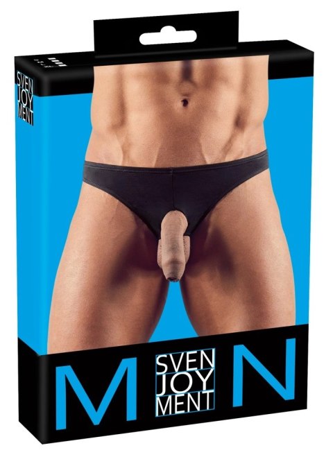 Svenjoyment Stringi Męskie Open Ring Czarny S - Anatomiczny Kroj Svenjoyment