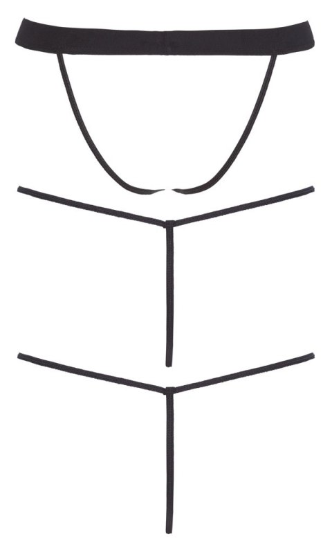 Svenjoyment Zestaw 3 Par Stringow Męskich Czarny Wetlook S-L Svenjoyment Svenjoyment Zestaw 3 Par Stringow Męskich Czarny Wetlook S-L Svenjoyment