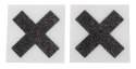 Cottelli Accessories - Naklejki dekoracyjne czarne X 5,9x5,9cm Cottelli ACCESSOIRES