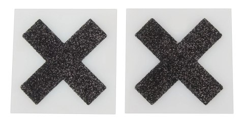 Cottelli Accessories - Naklejki dekoracyjne czarne X 5,9x5,9cm Cottelli ACCESSOIRES Cottelli Accessories - Naklejki dekoracyjne czarne X 5,9x5,9cm Cottelli ACCESSOIRES