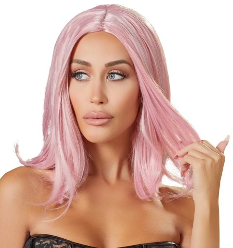 Cottelli Accessories Peruka Bob Rożowa Regulowana 30cm Syntetyczna Cottelli ACCESSOIRES Cottelli Accessories Peruka Bob Rożowa Regulowana 30cm Syntetyczna Cottelli ACCESSOIRES