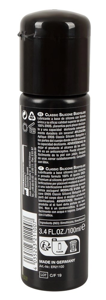 EROS Silikonowy Żel Intymny 100 ml - Bezpieczny, Hipoalergiczny, Medyczny Eros EROS Silikonowy Żel Intymny 100 ml - Bezpieczny, Hipoalergiczny, Medyczny Eros