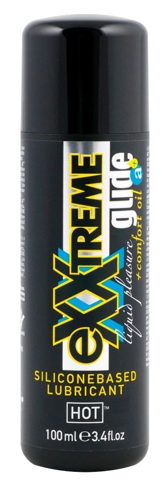 HOT Exxtreme Glide 100ml - silikonowy lubrykant pielęgnacyjny do masażu HOT