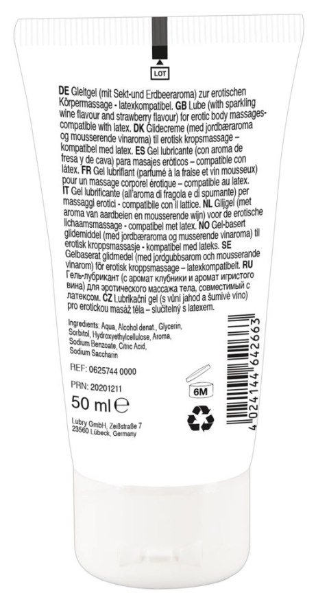 Lick It Żel do masażu truskawka-wino 50ml wegański na bazie wody Lick it! Lick It Żel do masażu truskawka-wino 50ml wegański na bazie wody Lick it!