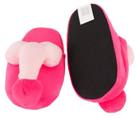 Orion Brand Kapcie pluszowe rożowe z motywem zabawnym rozmiar 37-40 Orion Brand Orion Brand Kapcie pluszowe rożowe z motywem zabawnym rozmiar 37-40 Orion Brand