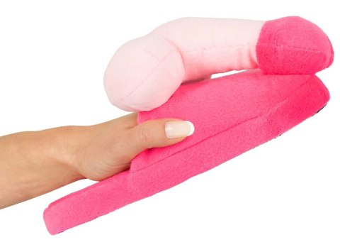 Orion Brand Kapcie pluszowe rożowe z motywem zabawnym rozmiar 37-40 Orion Brand Orion Brand Kapcie pluszowe rożowe z motywem zabawnym rozmiar 37-40 Orion Brand