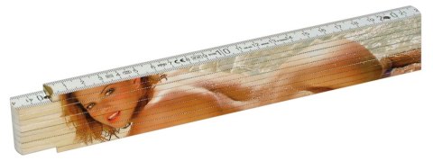 Orion Brand Linijka składana 2m lakierowane drewno motyw dziewczyny Orion Brand Orion Brand Linijka składana 2m lakierowane drewno motyw dziewczyny Orion Brand