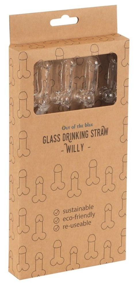 Orion Brand - Szklane słomki do drinkow 21,5 cm zestaw 4 szt. Orion Brand Orion Brand - Szklane słomki do drinkow 21,5 cm zestaw 4 szt. Orion Brand
