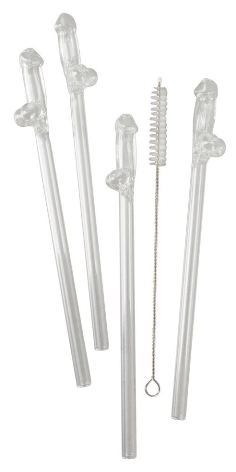 Orion Brand - Szklane słomki do drinkow 21,5 cm zestaw 4 szt. Orion Brand Orion Brand - Szklane słomki do drinkow 21,5 cm zestaw 4 szt. Orion Brand
