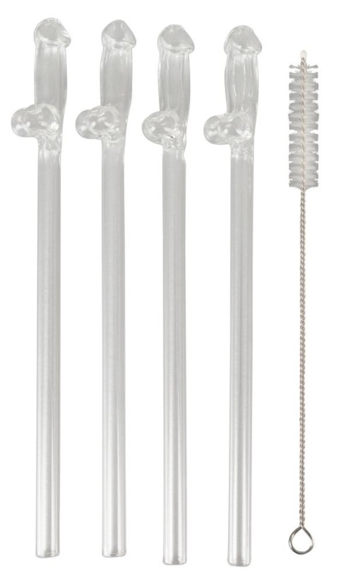 Orion Brand - Szklane słomki do drinkow 21,5 cm zestaw 4 szt. Orion Brand Orion Brand - Szklane słomki do drinkow 21,5 cm zestaw 4 szt. Orion Brand
