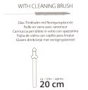 Orion Brand - Szklane słomki do drinkow 21,5 cm zestaw 4 szt. Orion Brand Orion Brand - Szklane słomki do drinkow 21,5 cm zestaw 4 szt. Orion Brand