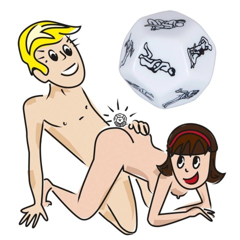 You2Toys Dice Game 12-ścienna kostka z pozycjami komiksowymi 3x3x3 cm You2Toys Dice Game 12-ścienna kostka z pozycjami komiksowymi 3x3x3 cm