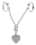 You2Toys Intimate Heart naszyjnik intymny z kryształowym sercem 12,7 cm