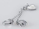 You2Toys Intimate Heart naszyjnik intymny z kryształowym sercem 12,7 cm