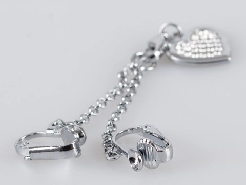 You2Toys Intimate Heart naszyjnik intymny z kryształowym sercem 12,7 cm You2Toys Intimate Heart naszyjnik intymny z kryształowym sercem 12,7 cm