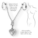 You2Toys Intimate Heart naszyjnik intymny z kryształowym sercem 12,7 cm
