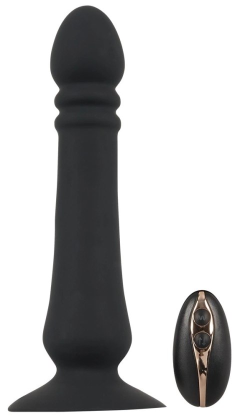 Black Velvets Model 642220 Wibrator analny z pilotem 20 cm czarny Black Velvets Black Velvets Model 642220 Wibrator analny z pilotem 20 cm czarny Black Velvets