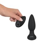 Black Velvets Rotacyjny korek analny z pilotem 14 cm czarny, 7 trybow Black Velvets Black Velvets Rotacyjny korek analny z pilotem 14 cm czarny, 7 trybow Black Velvets