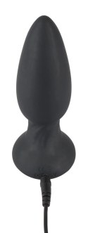 Black Velvets Rotacyjny korek analny z pilotem 14 cm czarny, 7 trybow Black Velvets Black Velvets Rotacyjny korek analny z pilotem 14 cm czarny, 7 trybow Black Velvets