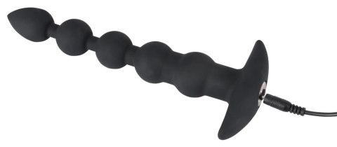 Black Velvets model 60383 - silikonowy korek analny z wibracją, czarny Black Velvets Black Velvets model 60383 - silikonowy korek analny z wibracją, czarny Black Velvets