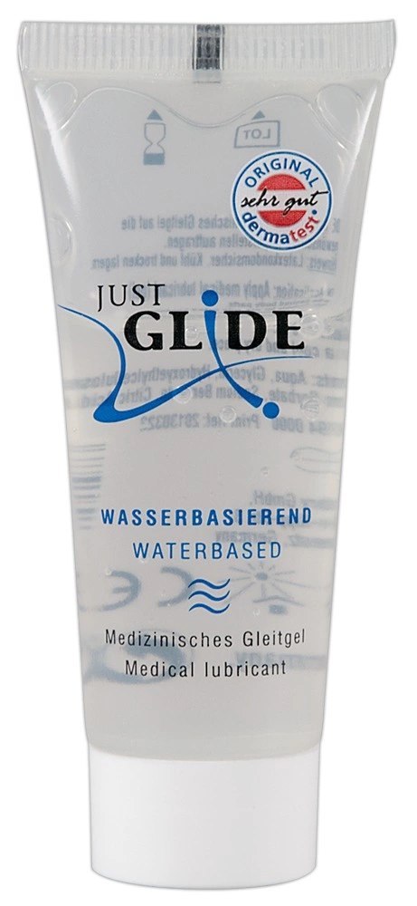 Just Glide Waterbased Żel Nawilżający 20ml Wegański Bez Smaku Just Glide Just Glide Waterbased Żel Nawilżający 20ml Wegański Bez Smaku Just Glide