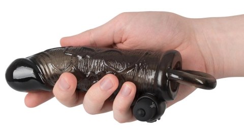 Rebel Wibrująca Nakładka 19cm z Pierścieniem - System Wibracyjny Rebel Rebel Wibrująca Nakładka 19cm z Pierścieniem - System Wibracyjny Rebel