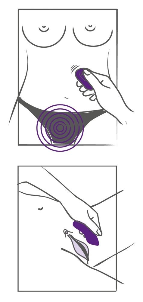 Sweet Smile Panty RC - Fioletowy system intymny, 10 trybow, 8,8 cm Sweet Smile Sweet Smile Panty RC - Fioletowy system intymny, 10 trybow, 8,8 cm Sweet Smile