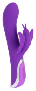 Sweet Smile Rotacyjny Motylek 10 trybow wibracji fioletowy 23cm Sweet Smile