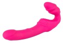 You2Toys Strapless Strap-On 2w1 Rożowy - Wibrujący, Bez Uprzęży, 21,8 cm Strapless Strap-On