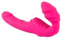 You2Toys Strapless Strap-On 2w1 Rożowy - Wibrujący, Bez Uprzęży, 21,8 cm Strapless Strap-On