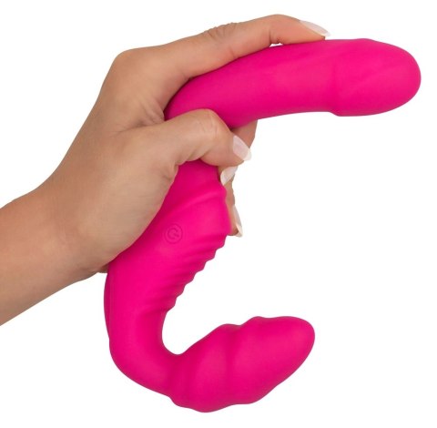You2Toys Strapless Strap-On 2w1 Rożowy - Wibrujący, Bez Uprzęży, 21,8 cm Strapless Strap-On You2Toys Strapless Strap-On 2w1 Rożowy - Wibrujący, Bez Uprzęży, 21,8 cm Strapless Strap-On