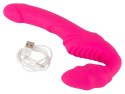 You2Toys Strapless Strap-On 2w1 Rożowy - Wibrujący, Bez Uprzęży, 21,8 cm Strapless Strap-On