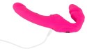 You2Toys Strapless Strap-On 2w1 Rożowy - Wibrujący, Bez Uprzęży, 21,8 cm Strapless Strap-On
