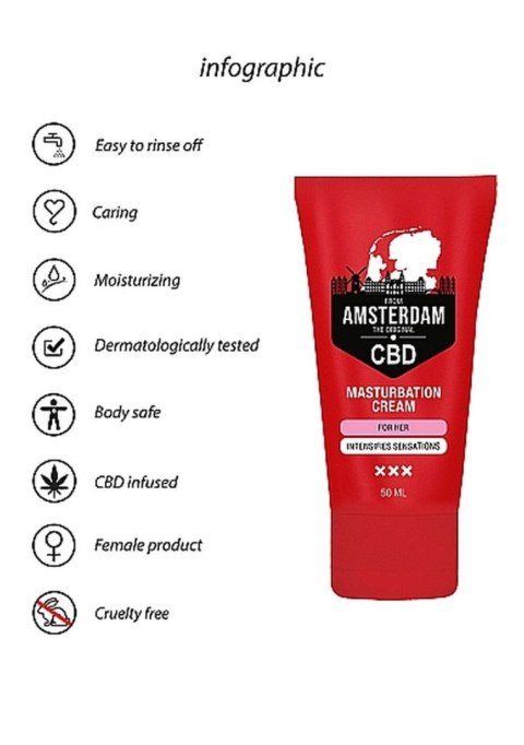 Original CBD from Amsterdam - Masturbation Cream For Her - 50 m Original CBD from Amsterdam - Masturbation Cream For Her - 50 m