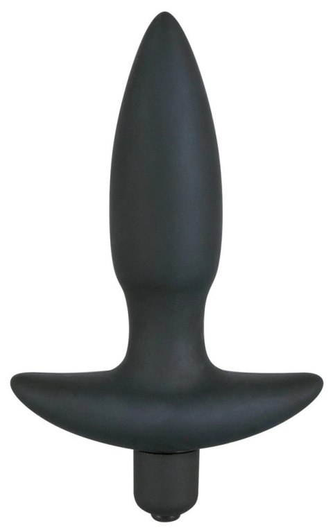 Black Velvets model 13cm - kompaktowa wtyczka analna z wibracją i uchwytem Black Velvets Black Velvets model 13cm - kompaktowa wtyczka analna z wibracją i uchwytem Black Velvets