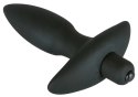 Black Velvets model 13cm - kompaktowa wtyczka analna z wibracją i uchwytem Black Velvets Black Velvets model 13cm - kompaktowa wtyczka analna z wibracją i uchwytem Black Velvets