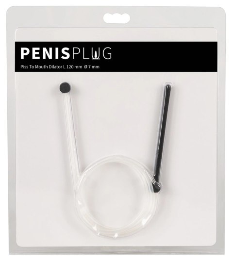 Penisplug Hollow Piss To Mouth - system intymny z rurką 88 cm Penisplug